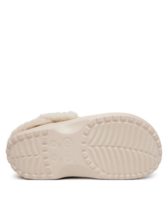 Crocs Šľapky Crocs Classic Unfurgettable Suede Clog 212106 Krémová