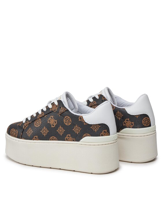 Guess Sneakersy Guess FLPWL2 FAL12 Hnědá