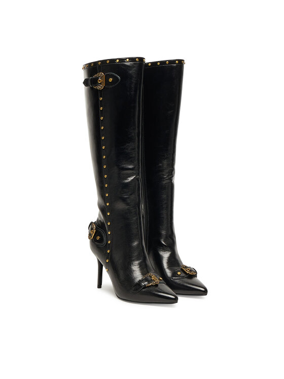 Versace Jeans Couture Чоботи Versace Jeans Couture 79VA3S58 ZSC35 Чорний