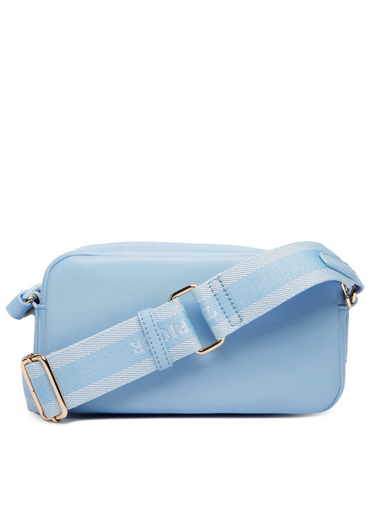 Tommy Hilfiger Ročna torba Tommy Hilfiger Th Essential Camera Bag AW0AW18370 Svetlo modra