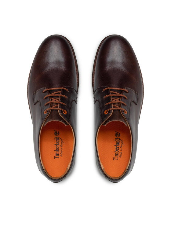 Timberland Pantofi Timberland City Groove Derby TB0A25MC2421 Maro