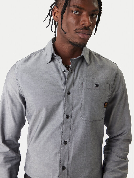 G-STAR G-Star Raw Košulja Bristum 2.0 D23553 E071 Siva Slim Fit
