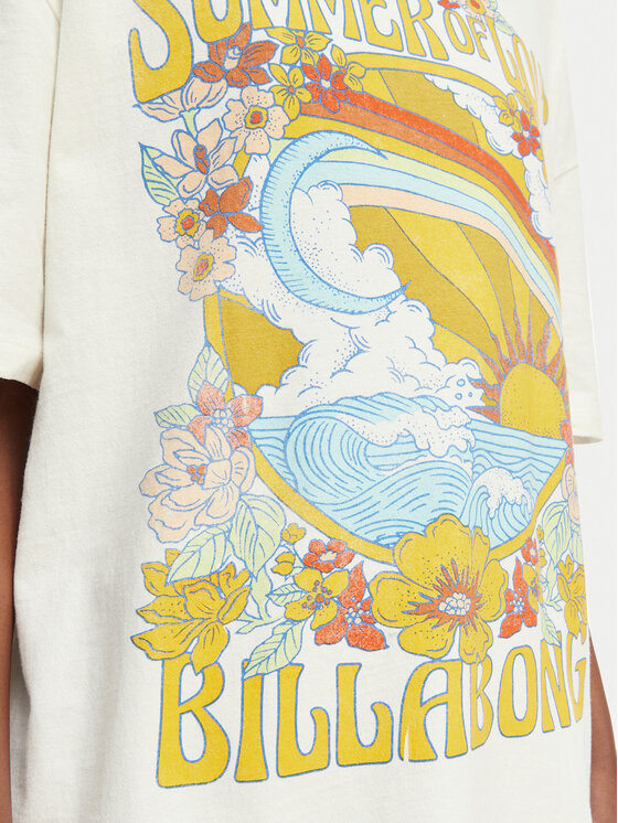 Billabong Billabong Camiseta Summer Of Love EBJZT00592 Blanco Loose Fit