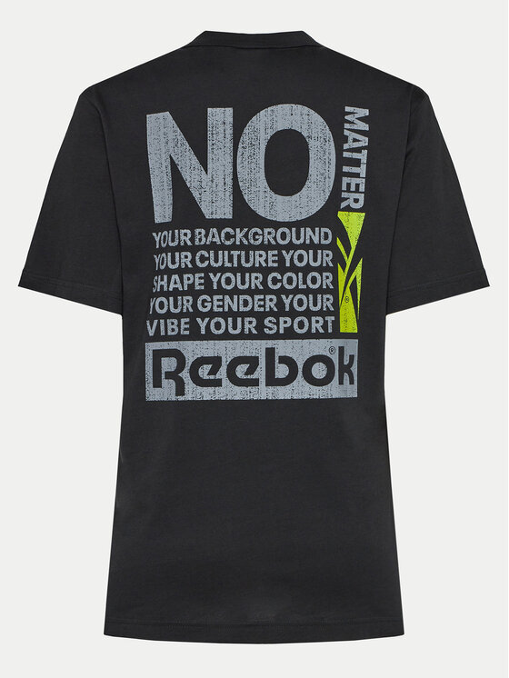 Reebok Reebok T-shirt Unisex Not A Spectator 100075624 Crna Relaxed Fit