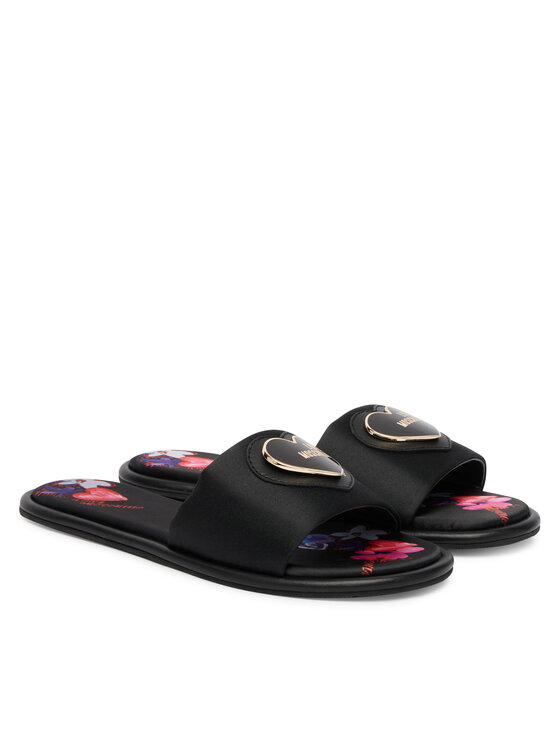 LOVE MOSCHINO Шльопанці LOVE MOSCHINO JA28232G0OJO0000 Чорний