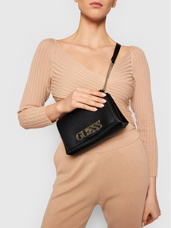 Guess Torbica Guess Uptown Chic (VG) Mini HWVG73 01780 Crna