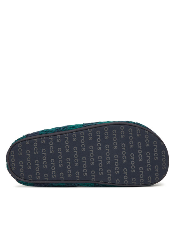 Crocs Čības Crocs Classic Buffalo Check Cozzzy 210755 Zaļš