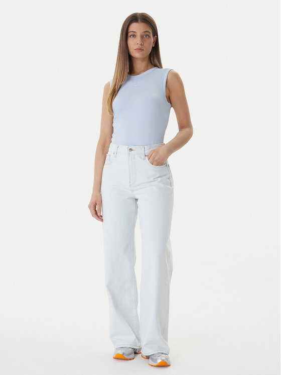 Calvin Klein Jeans Calvin Klein Jeans Top LV047B265G Azul Slim Fit