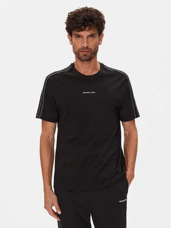 Michael Kors Michael Kors Póló CT4524E1V2 Fekete Regular Fit