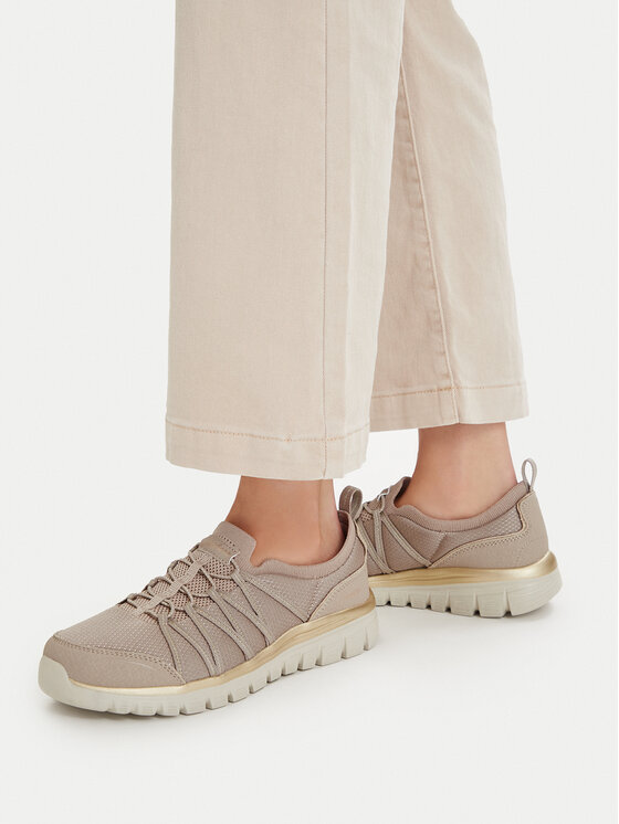 Skechers Снікерcи Skechers Graceful 100888/TPGD Бежевий