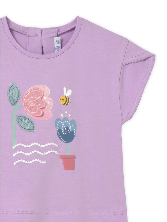 Mayoral Mayoral Camiseta 1087 Violeta Regular Fit