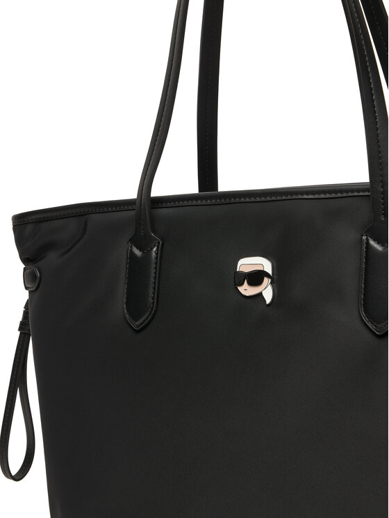 KARL LAGERFELD Ročna torba KARL LAGERFELD A4W30011 Črna