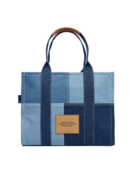 Marc Jacobs Rankinė Marc Jacobs The Denim Large Tote Bag H018M06FA21 Mėlyna