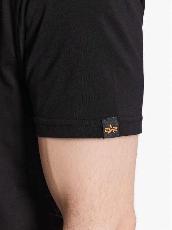 Alpha Industries Alpha Industries Комплект футболок Alpha Label 118534 Чорний Regular Fit