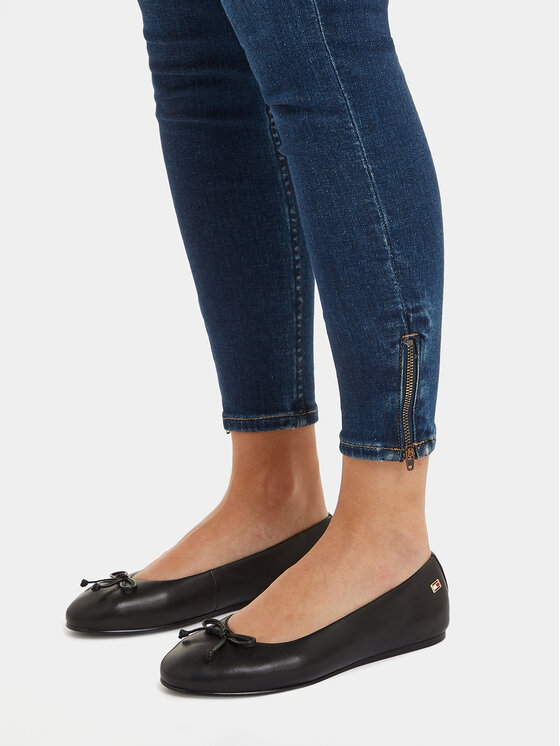 Tommy Hilfiger Bailarinas Tommy Hilfiger Essential Chic Ballerina FW0FW08059 Negro