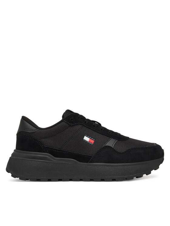 Tommy Jeans Laisvalaikio batai Tommy Jeans Modern Runner Mix EN0EN03100 Juoda