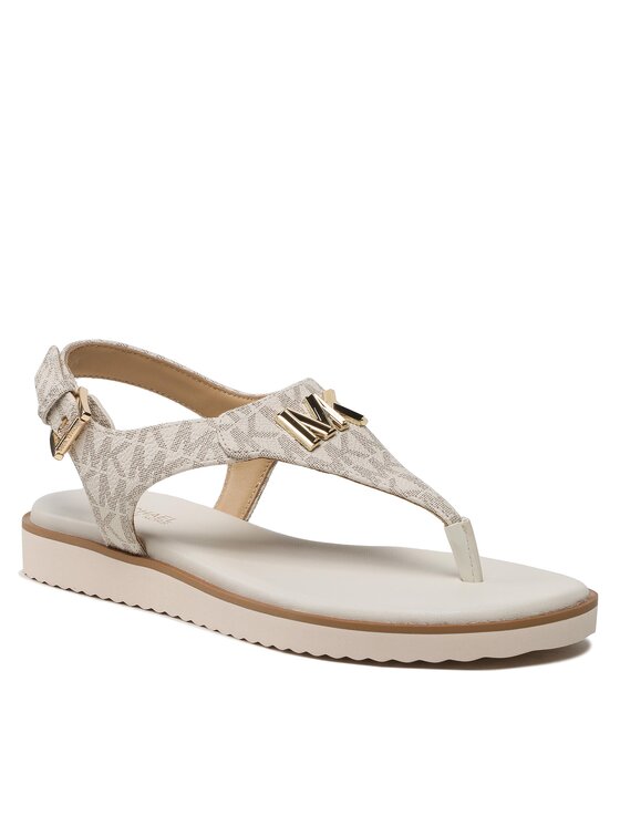 MICHAEL Michael Kors Sandali MICHAEL Michael Kors Jilly Flat Sandal 40S2JLFAAB Écru