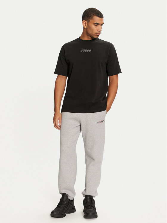 Guess Guess Футболка Z4BI00 KCE21 Чорний Regular Fit