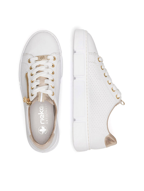 Rieker Sneakersy Rieker N5932-80 Bílá