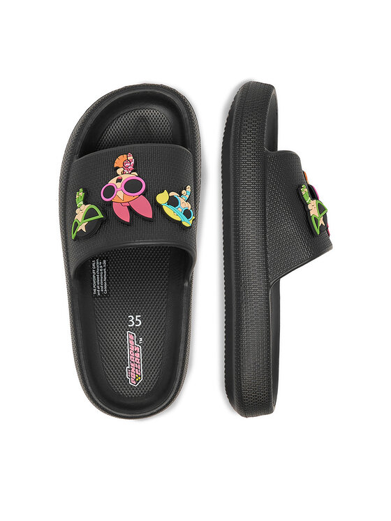 Powerpuff Girls Шльопанці Powerpuff Girls CEO-CP90-SS26-323WBPPG Чорний