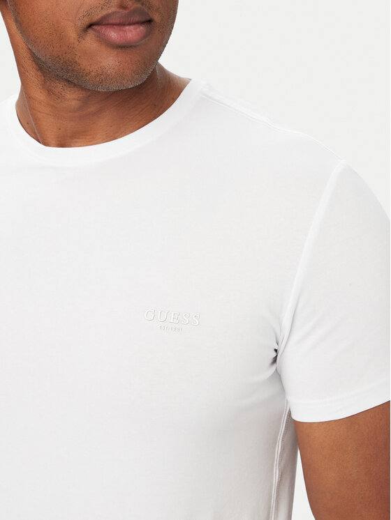 Guess Guess Футболка M6YI24 K3728 Білий Extra Slim Fit
