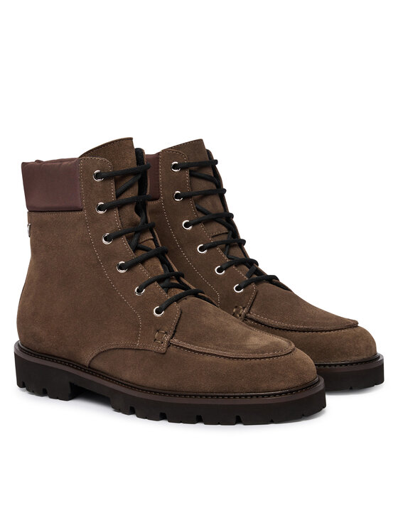 Giuseppe Zanotti Šnurovacia obuv Giuseppe Zanotti IU50023/003 Hnedá