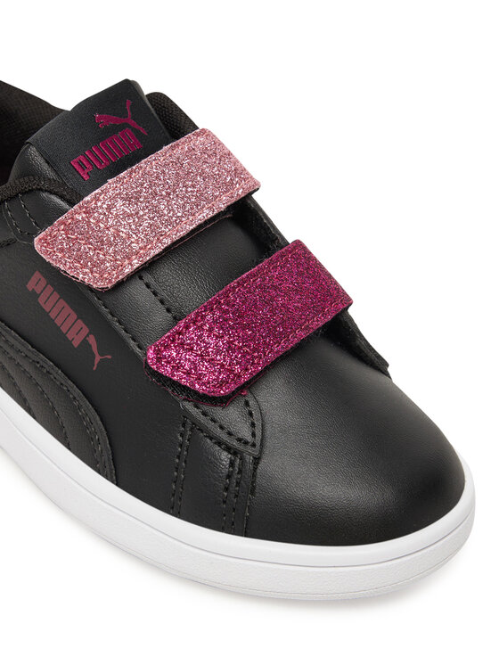 Puma Снікерcи Puma Smash 3.0 L Glitter Velcro V Ps 395609 07 Чорний