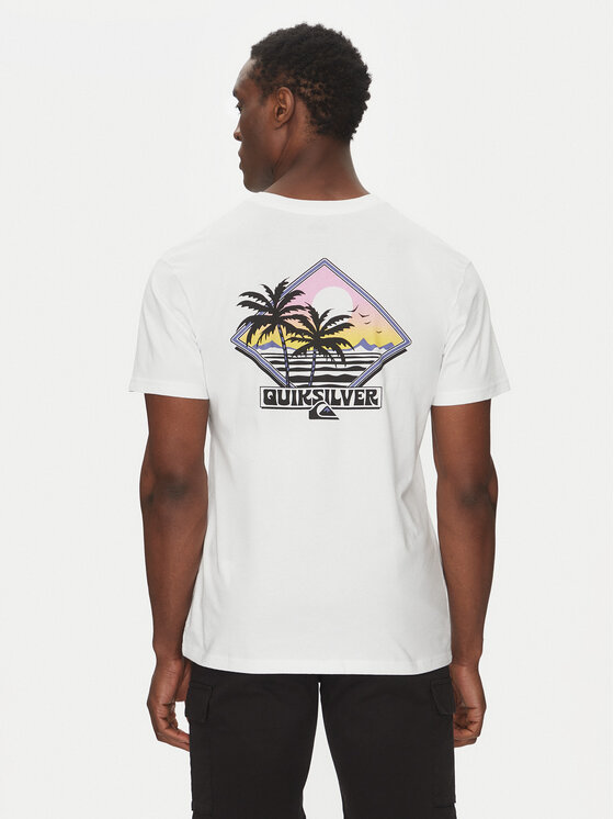 Quiksilver Quiksilver Футболка EQYZT08095 Білий Regular Fit