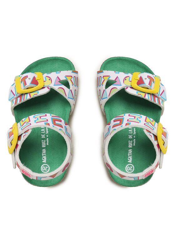 Agatha Ruiz de la Prada Босоніжки Agatha Ruiz de la Prada 232966 M Білий