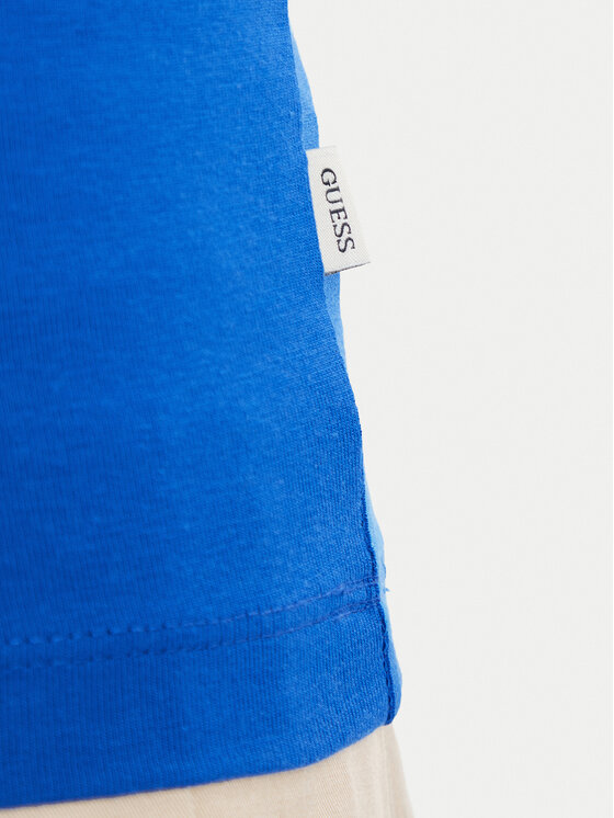 Guess Jeans Guess Jeans Топ W6YP20 K4202 Голубий Slim Fit