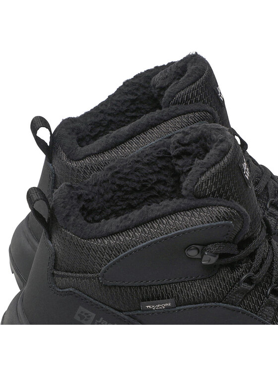 Jack Wolfskin Trekingová obuv Jack Wolfskin Everquest Texapore Mid M 4053611 Černá