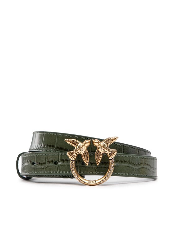 PINKO Дамски колан Pinko Love Croco H2 Belt AI 22-23 PLT01 1H213V A051 Зелен