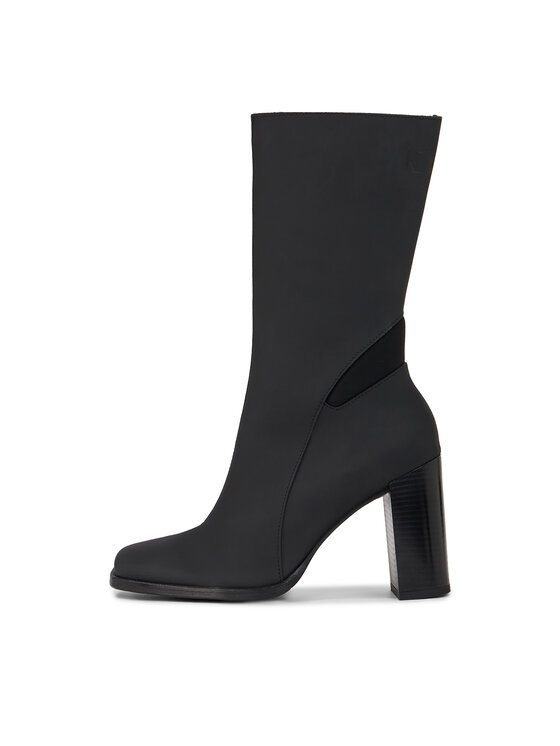 Calvin Klein Jeans Botines Calvin Klein Jeans Heel Zip Boot Lth Wn YW0YW01113 Negro