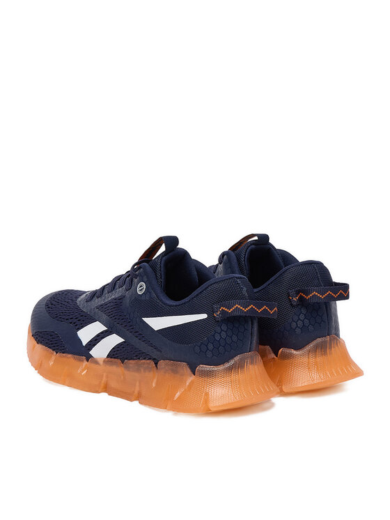 Reebok Sneakersy Reebok EO-ZIG N GLOW 3 ELASTIC LACE 100272213 Tmavomodrá