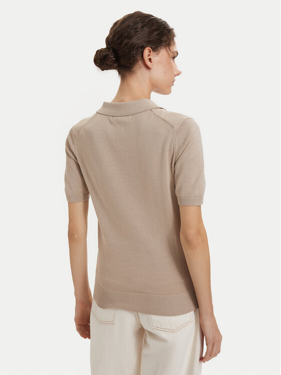 Beverly Hills Polo Club Beverly Hills Polo Club Polo P-SS26W-M550273 Beis Regular Fit