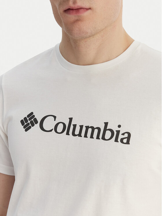 Columbia Columbia Camiseta Basic Logo™ 2155001 Blanco Regular Fit