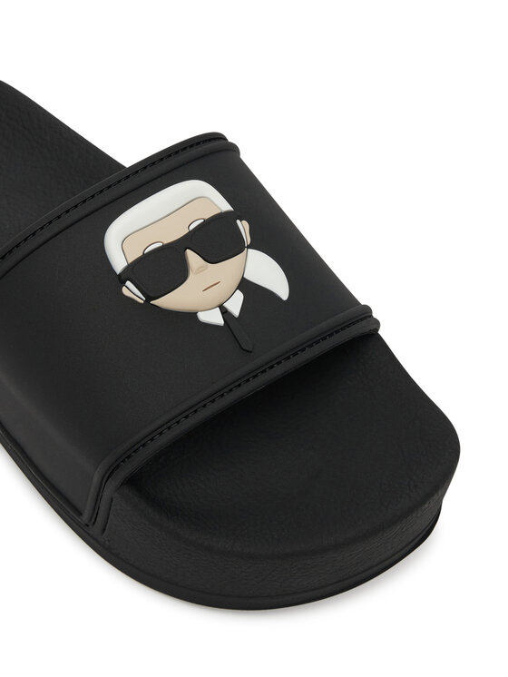 KARL LAGERFELD Шльопанці KARL LAGERFELD Kondo Maxi KL80805A Чорний