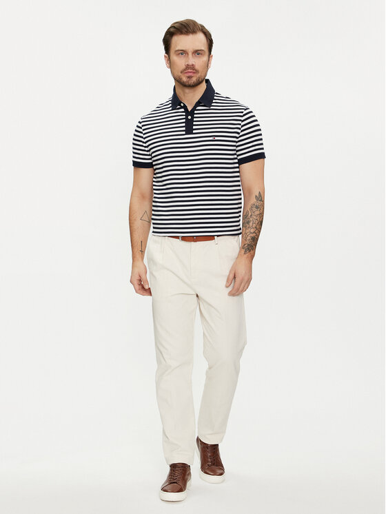 Tommy Hilfiger Tommy Hilfiger Polo majica 1985 MW0MW17770 Mornarsko modra Regular Fit