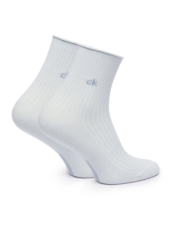 Calvin Klein Dlhé ponožky Calvin Klein 701229681 Svetlo modrá