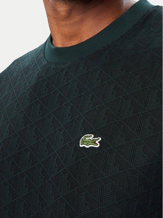 Lacoste Lacoste Camiseta TH1197 Verde oscuro Regular Fit