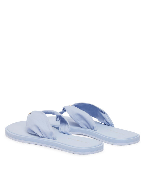 Tommy Hilfiger Čības uz pirksta Tommy Hilfiger Th Scandi Soft Summer Sandal FW0FW09421 Gaiši zila