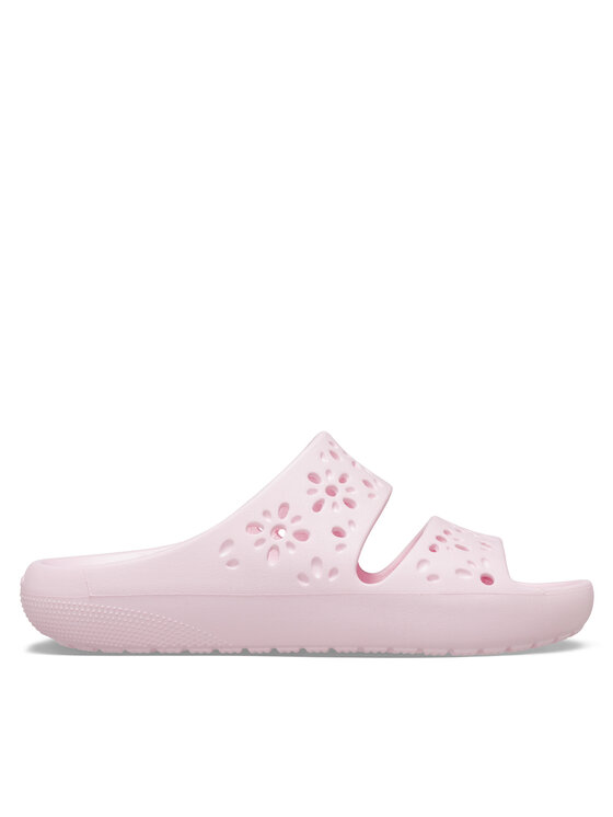 Crocs Шльопанці Crocs Classic Floral Cutout Sandal 210966 Рожевий