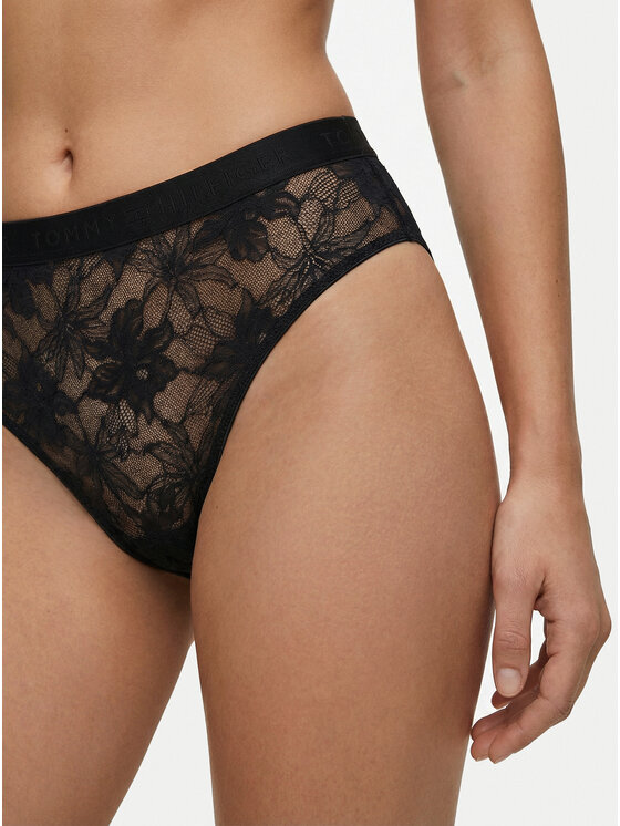 Tommy Hilfiger Tommy Hilfiger Braguitas clásicas de talle alto UW0UW06269 Negro