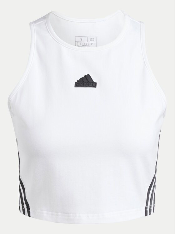 adidas adidas Топ Future Icons 3-Stripes IW5201 Білий Slim Fit