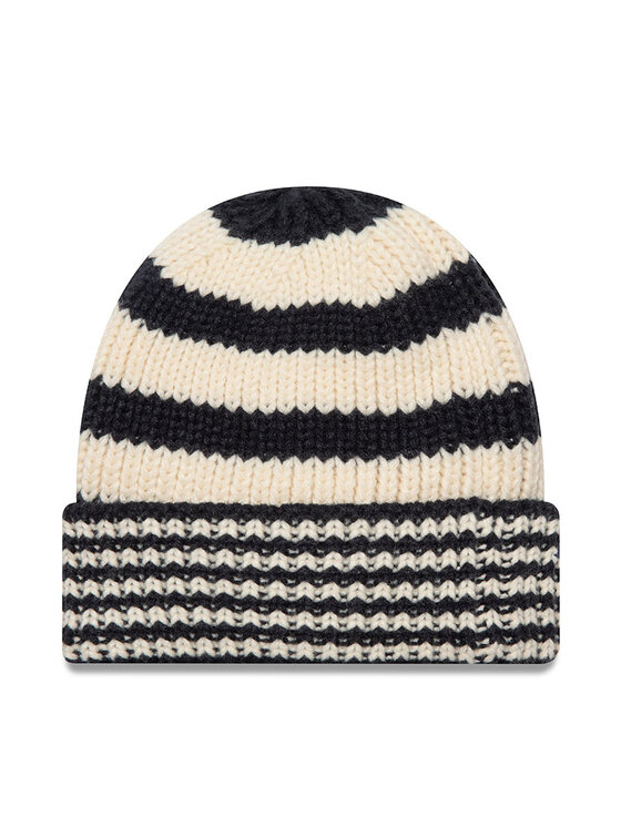 New Era Шапкa New Era Ne Stripe Knit Bean 60565460 Чорний