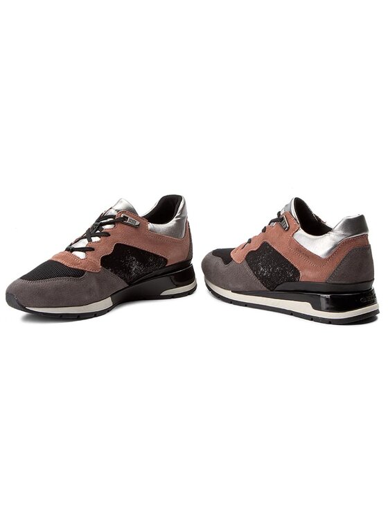 Geox Сникърси Geox D Shahira A D44N1A 022EW CA89F Old Rose/Dk Grey