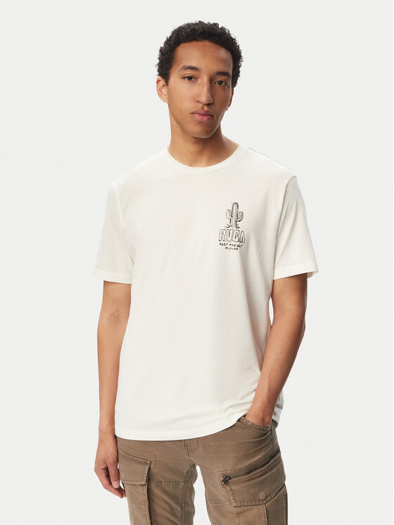RVCA RVCA Camiseta Deth Valley 23A351532 Blanco Regular Fit