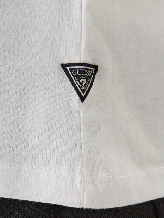Guess Guess Camiseta M6RI01 I3Z14 Blanco Regular Fit