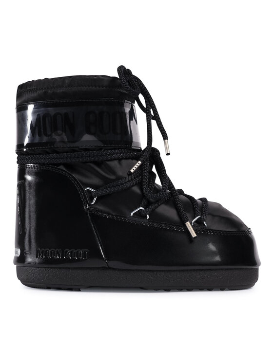 Moon Boot Μπότες Χιονιού Moon Boot Classic Low Glance 14093500001 Μαύρο