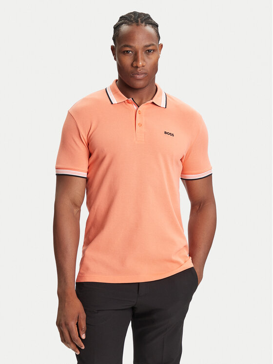 BOSS Boss Поло Paddy 50469055 Оранжевий Regular Fit